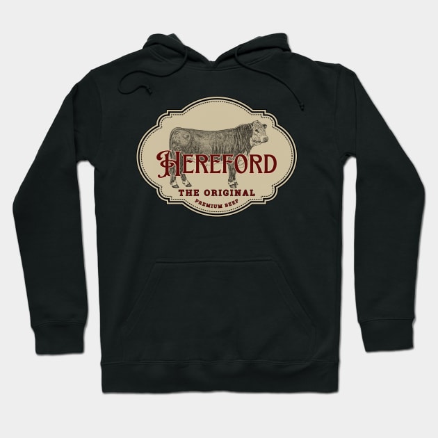 Hereford - The Original Premium Beef Hoodie by Simple Gifts